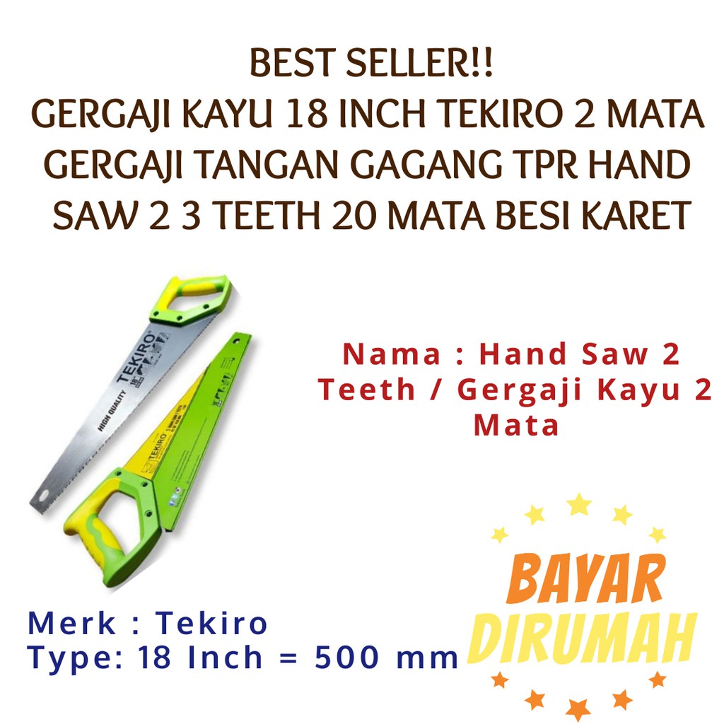 Jual Nr Tekiro Gergaji Kayu Mata Gergaji Tangan Tajam Untuk