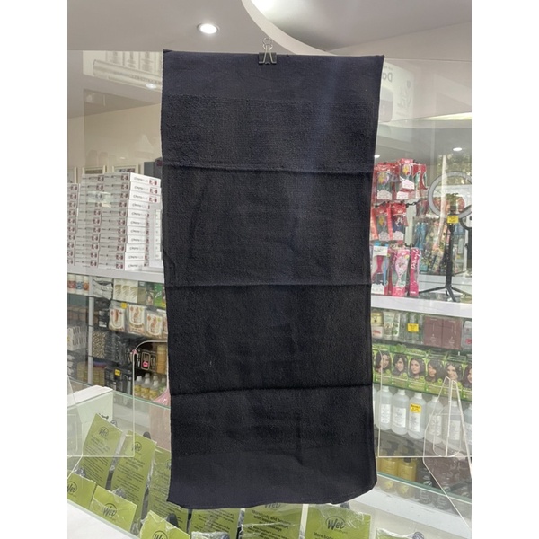 HW Handuk Katun Hitam 35x70cm