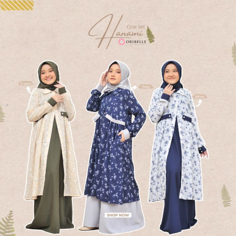 ORIBELLE HANAMI TUNIK SET MOM & KIDS