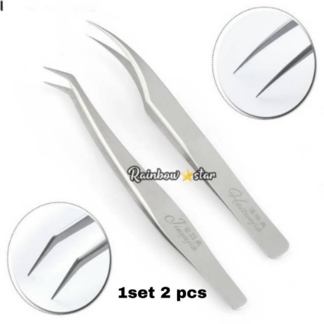 Pinset Set Eyelash Extension / Tweezer Russian Volume / Pinset Eyelash Extension