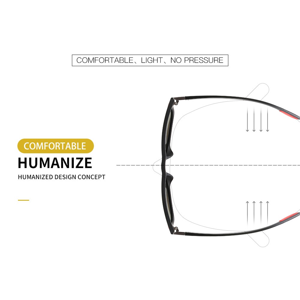 Mengemudi Pribadi Shading Sun Glasses untuk Pria Wanita Square Polarized Driver Sunglasses Ride Bicycle Shades