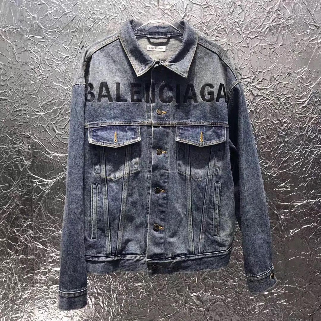 jaket jeans balenciaga