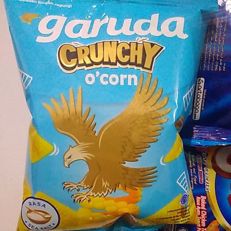 (BARU) GARUDA POTATO O'CORN CRUNCHY 10 bks x 13gr ( 1 renceng )