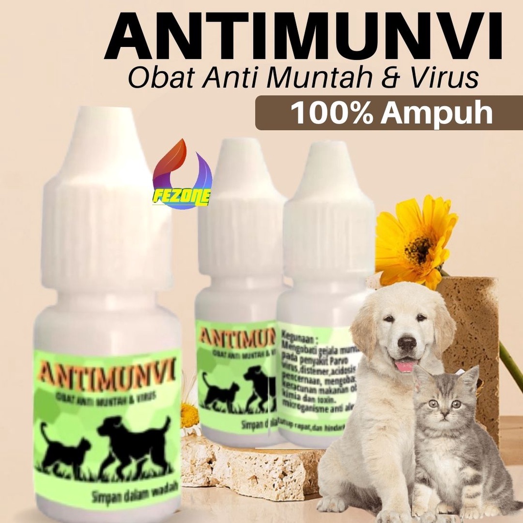 OBAT KUCING MUNTAH MUNTAH ANTIMUNVI FEZONE