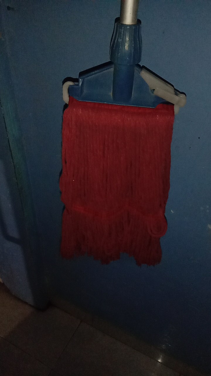 Kain Pel Kain Mop Alat Pel Lantai Refill Mop Merah