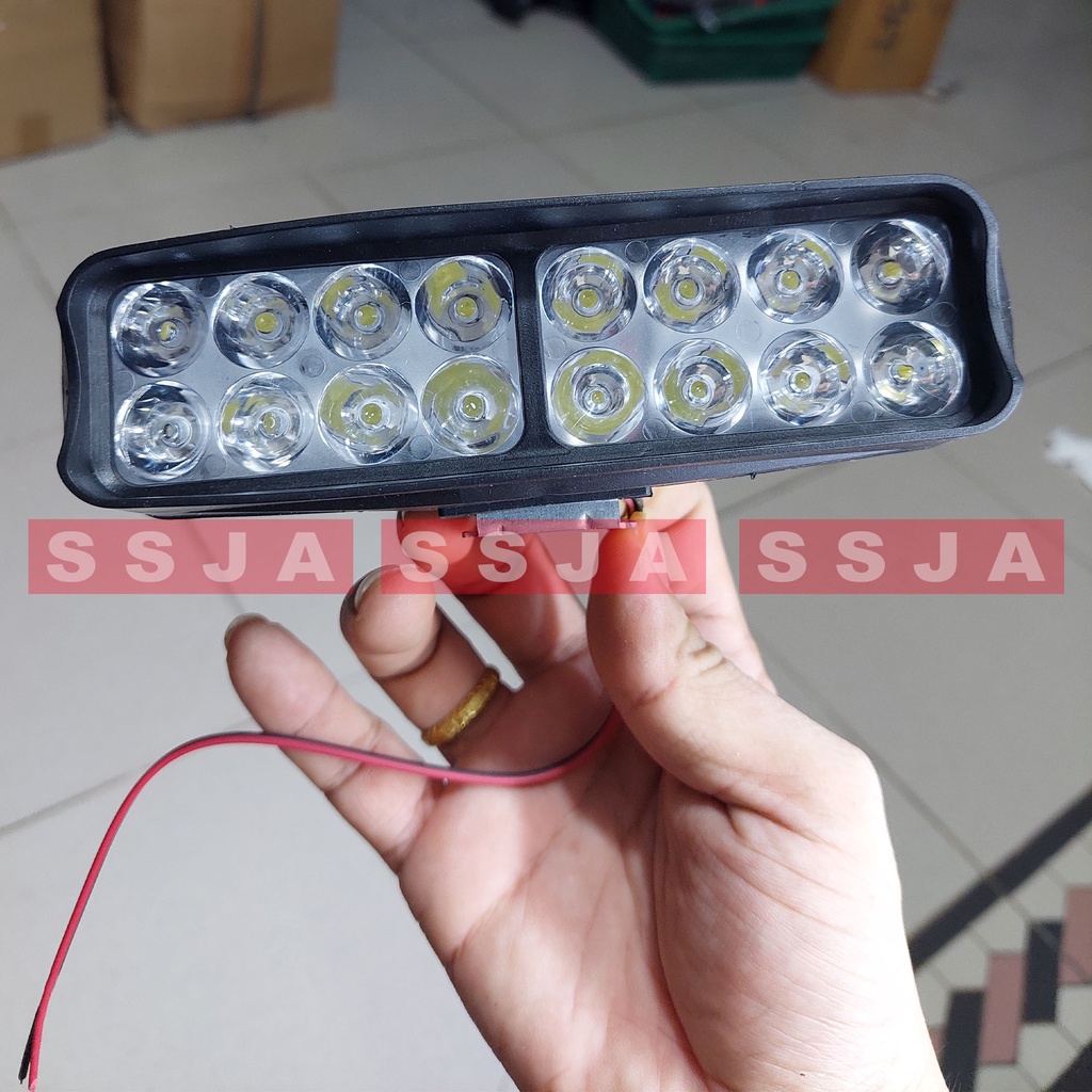 SUPER PROMO-SEPASANG LAMPU TEMBAK MOTOR/LAMPU SOROT MOTOR/LAMPU LED 16 15 12 9 MATA