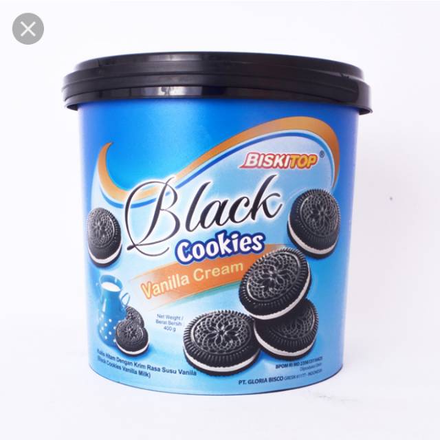 

Biskitop black vanila 400gr