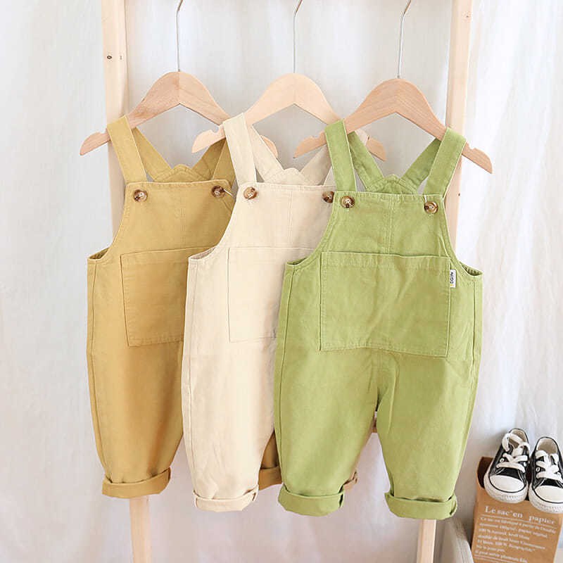 kids tan jumpsuit