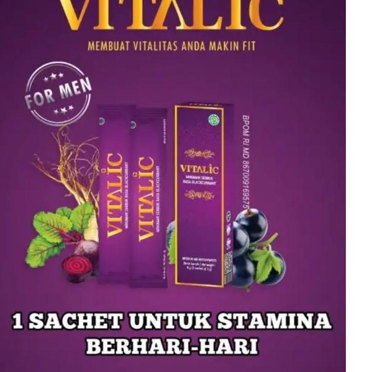 ⇢ VITALIC - Herbal Vitalitas Pria BPOM に
