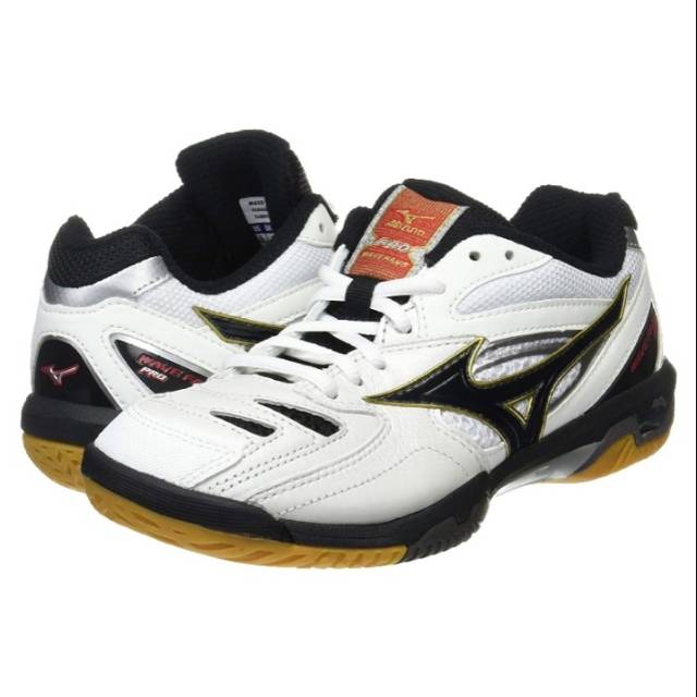 Mizuno WAVE FANG PRO Men's Badminton Shoes Wide Fit White Indoor NWT 71GA170009 