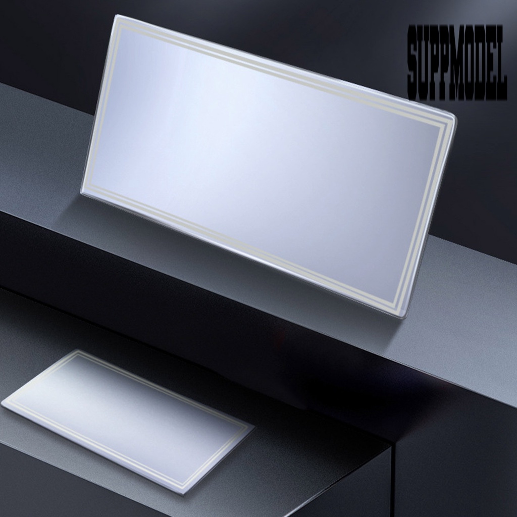 Cermin Makeup Mini Bahan Stainless Steel Untuk Sun Visor Mobil