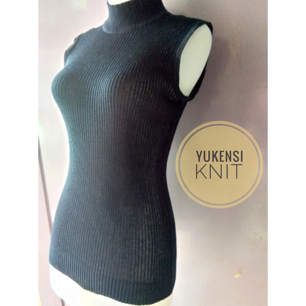 Yukensi | Tank Top | Daleman Tanpa Lengan | Inner Rajut Sleeveless