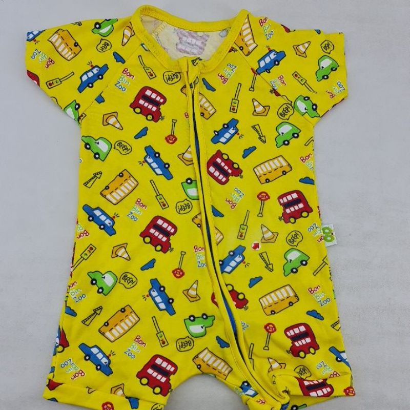 Baju Bayi Murah sleepsuit murah romper baby - DEFECT SALE-Romper Bus