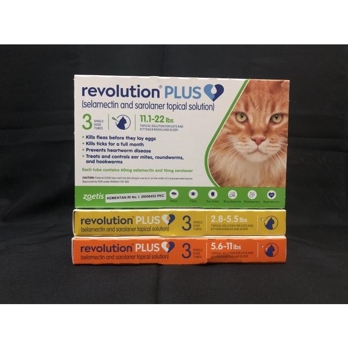 Revolution Plus Cat Obat Kutu Kucing Revolution Shopee Indonesia