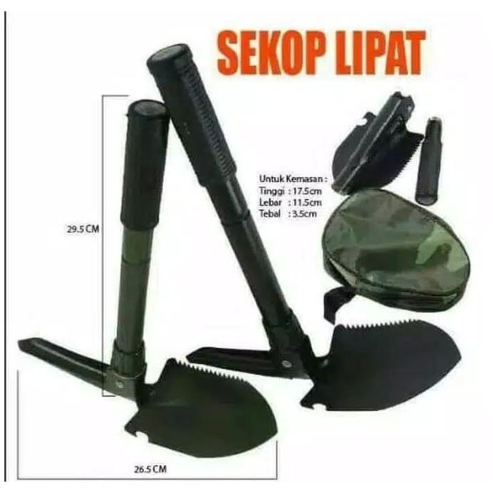 [COD] Sekop Lipat - Sekop Mini - Cangkul Lipat Mini Outdoor - Skop - Cangkul - Sekop Tanaman - Sekop