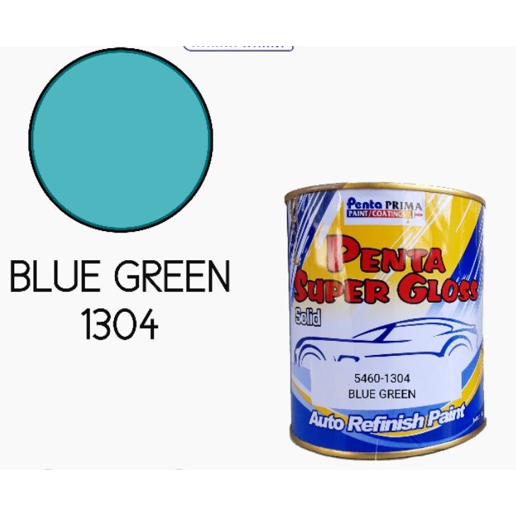 Penta Super Gloss Blue Green hijau tosca 1304 200gr