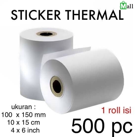 

LB15-KERTAS THERMAL Struk 100x150mm - 4x6inch