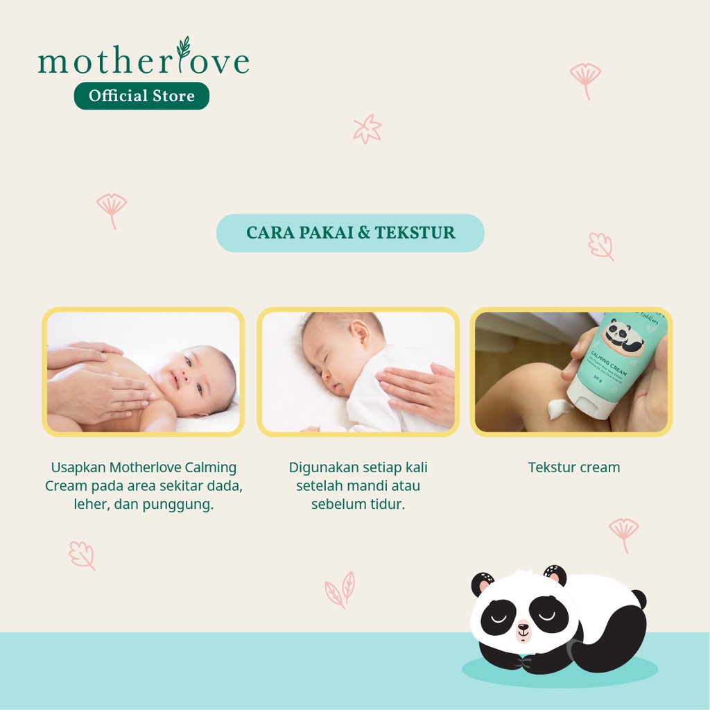 Motherlove Calming Cream 30 g babies &amp; toddlers Alergi Minyak Telon Kayu Putih Krim Hangat Untuk Bayi Masuk Angin Batuk Pilek Kulit Sensitif