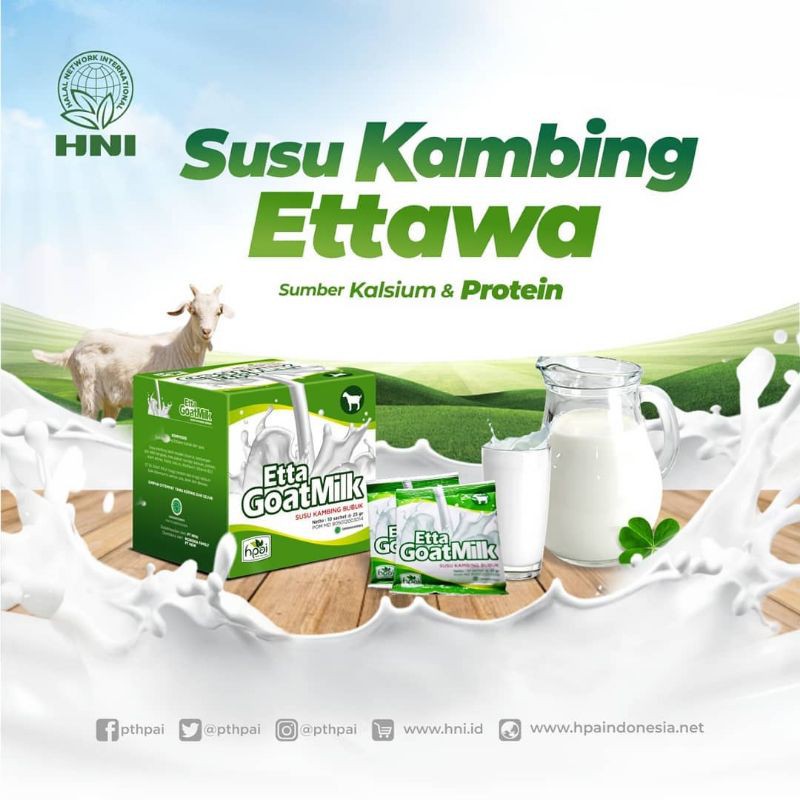 

Etta Goat Milk EGM HPAI | Susu Kambing Asli