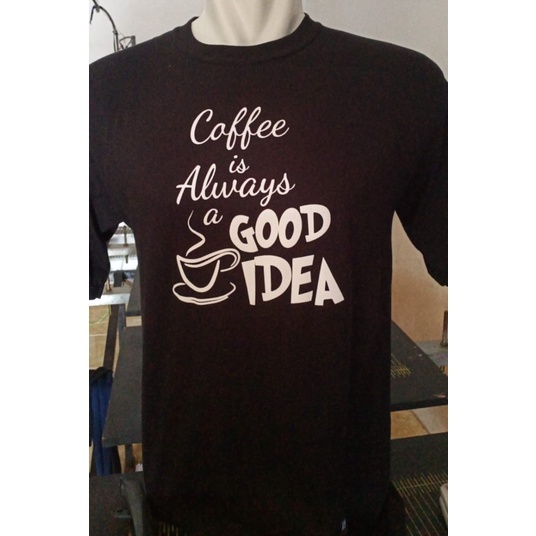 kaos cotton pecinta kopi