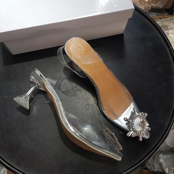 [✅BISA COD] 0129 HEELS BOHEMIAN TALI TRANSPARAN (REAL PICTURE)-7 CM