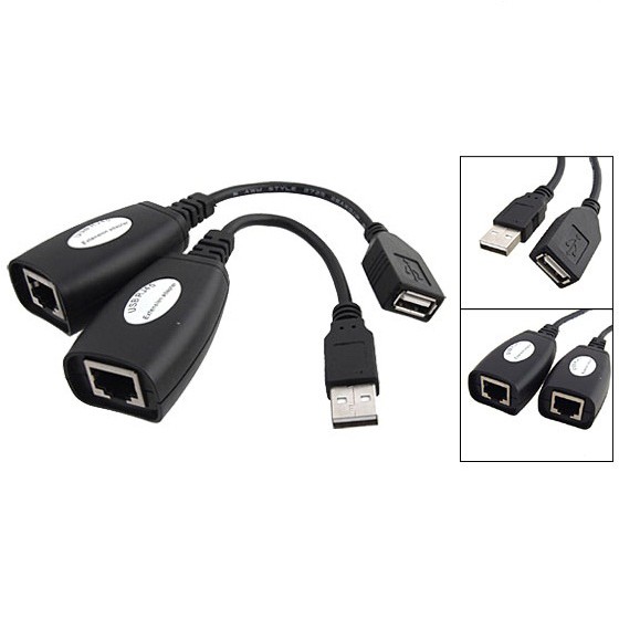 USB Extension Up To 45 Meter With RJ45 Port Memperpanjang USB Sampai 150ft