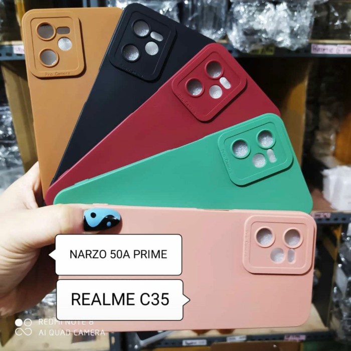 CASE REALME NARZO 50A PRIME SOFTCASE PRO CAMERA REALME NARZO 50A PRIME