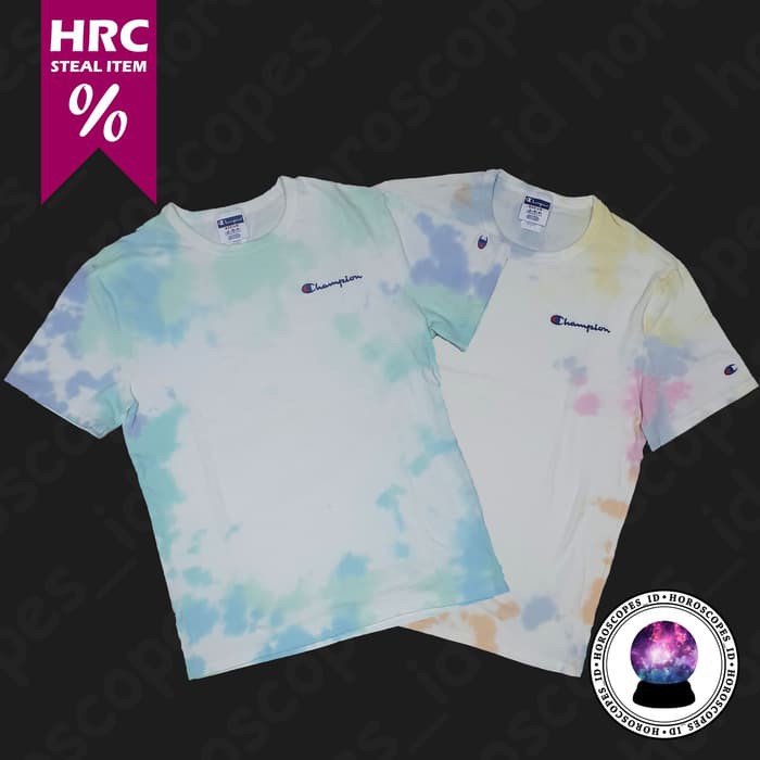 Kaos Champion Tee Tie Dye Original
