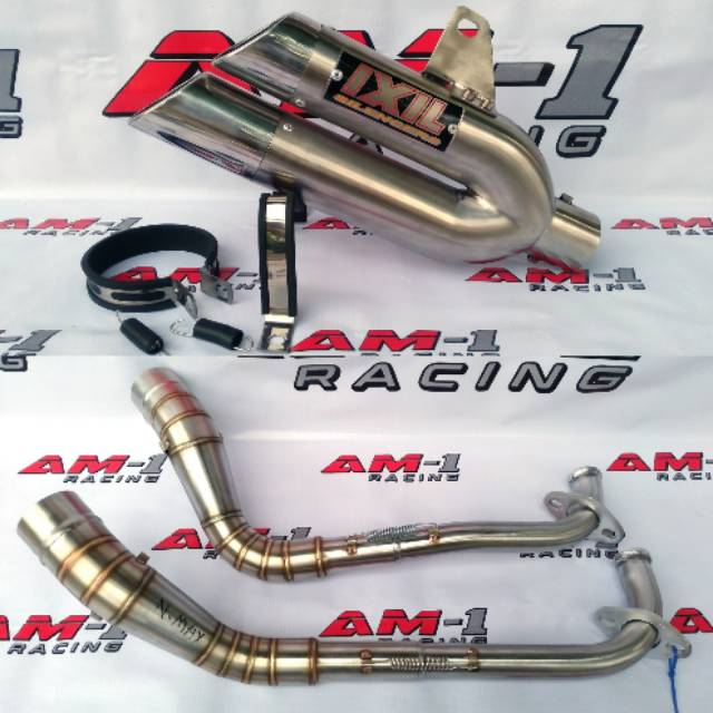 Knalpot IXIL Doble Nmax Abs Se Aerox 155 Pcx Xmax Adv Lexi Vario 110 125 150 Mio Beat dll