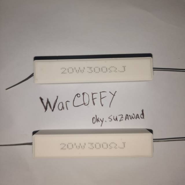 Resistor 20w 300 Ohm Min 75pcs Shopee Indonesia