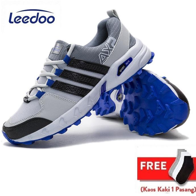 Leedoo Sepatu Hiking Pria Sneakers Gunung Anti Air Outdoor Shoes Mh206