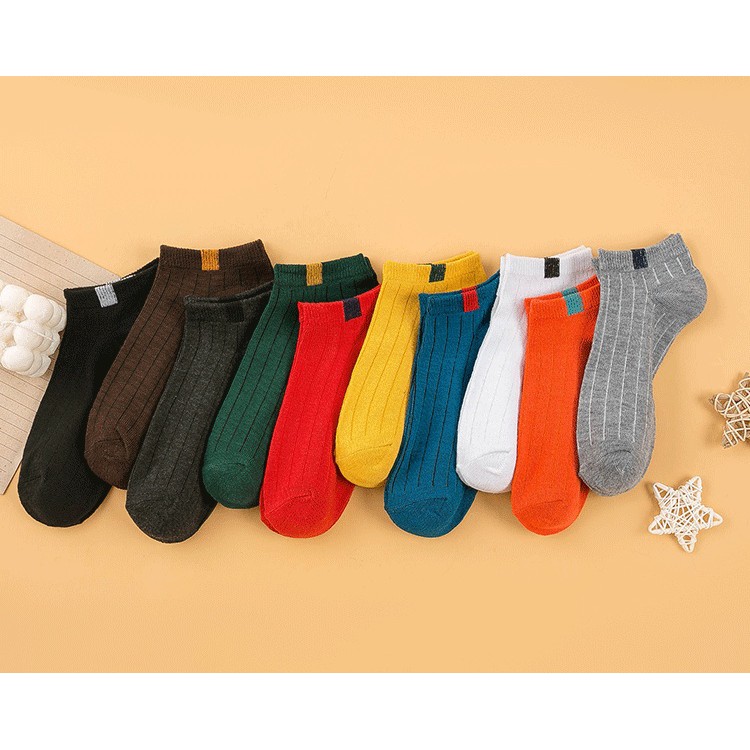 AliMaMa - KAOS KAKI LIST - Kaus Kaki Wanita Pria Unisex Mata Kaki Ankle Sock Socks Murah Medan-1