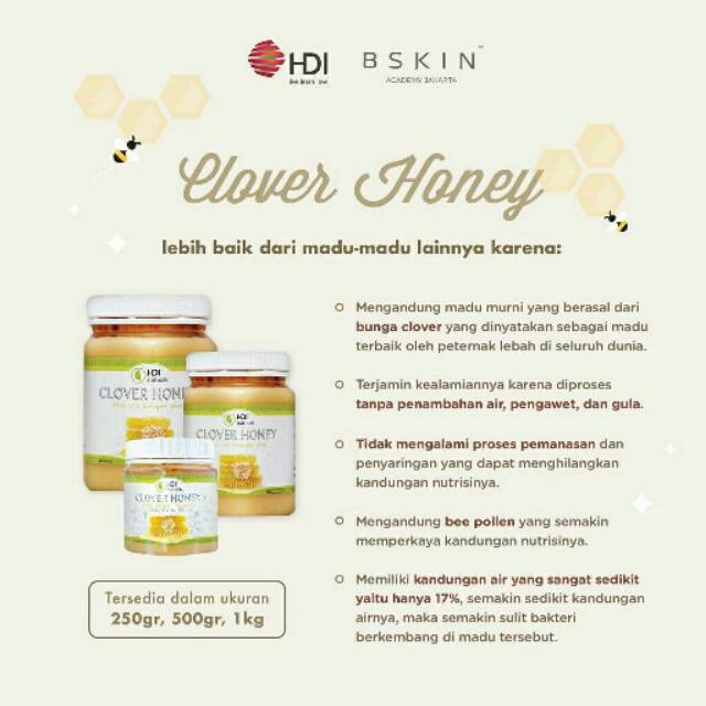 

Clover Honey 500 Gram
