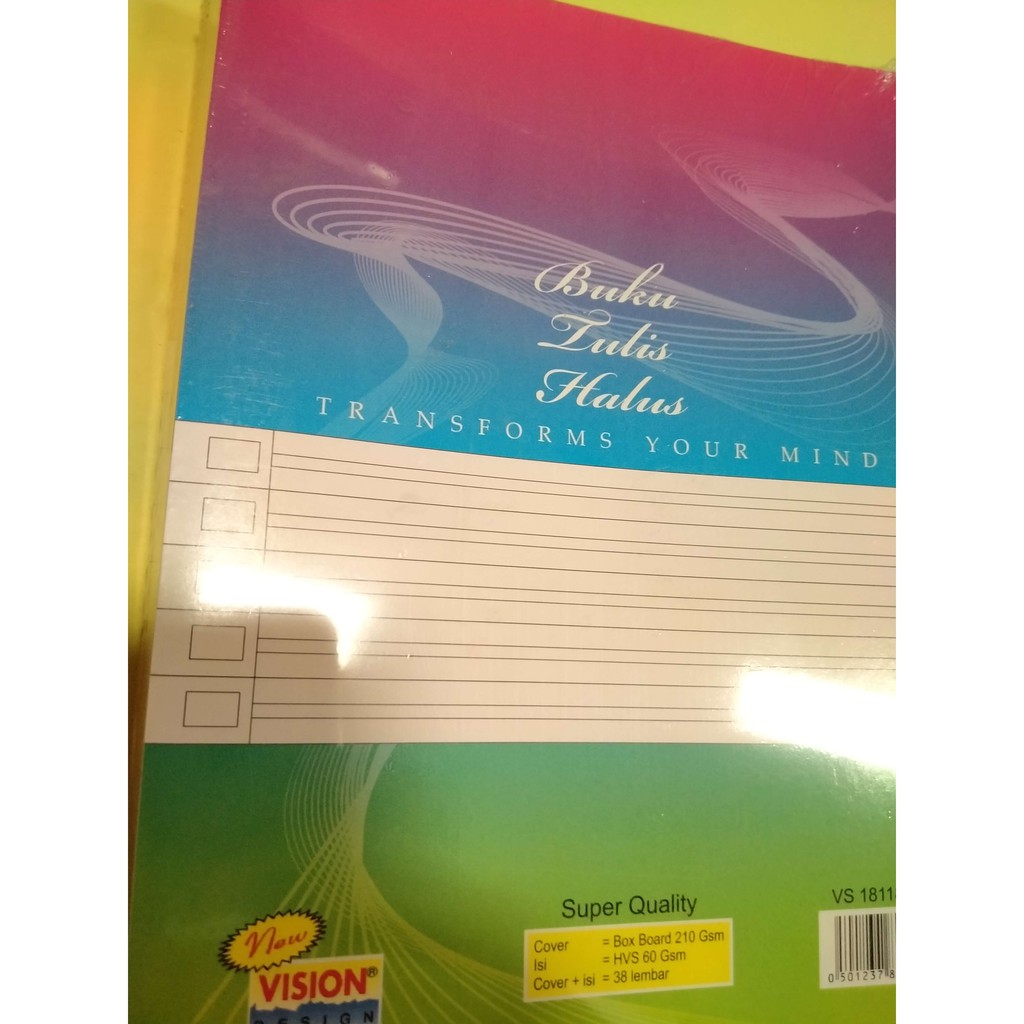 

Vision Buku Halus 38 Lembar