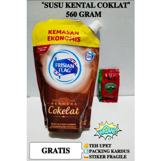 

Susu Kental Manis rasa Coklat Pouch GRATIS teh Upet