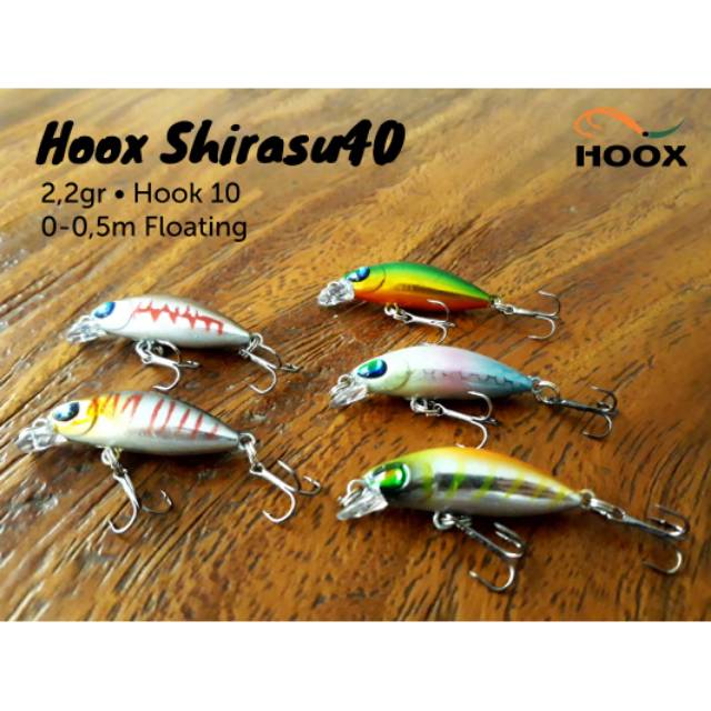 Lure ul hoox shirasu40