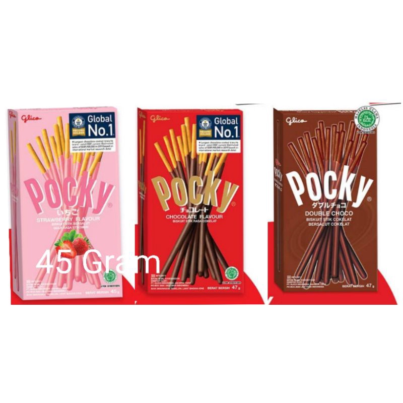 POCKY BISKUIT STICK COKLAT 45 GRAM