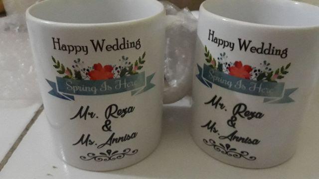 Kado - Hadiah - Pajangan - Couple - Hadiah Couple - Mug Couple - Custom - Mug