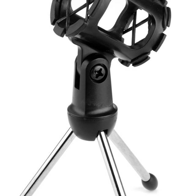 Zeepin Mini Tripod Stand Mikrofon Universal dengan Pop Filter 