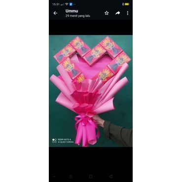 

Buket/buket snack/Bouqet/buket uang/snack/kado/kado ultah/kado sunatan/kado kekinian/hadiah