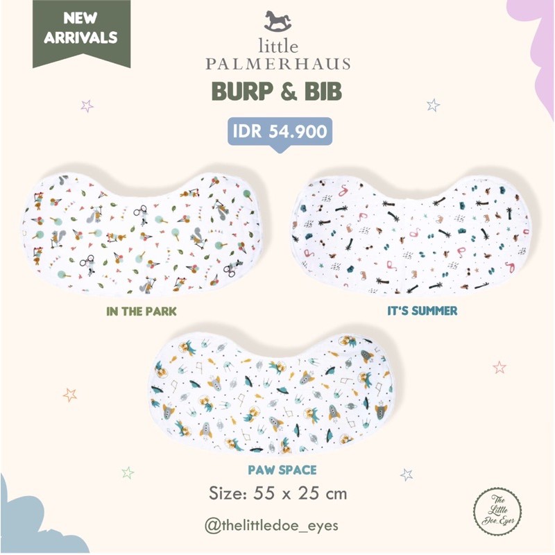 [READY] Little Palmerhaus Burp &amp; Bib