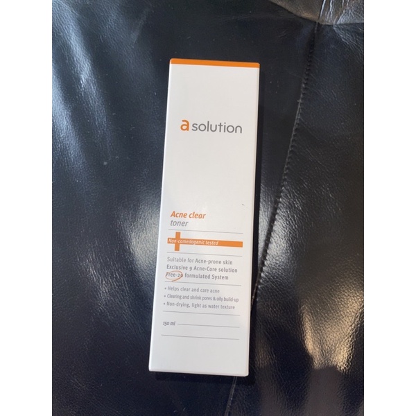 a solution acne clear toner