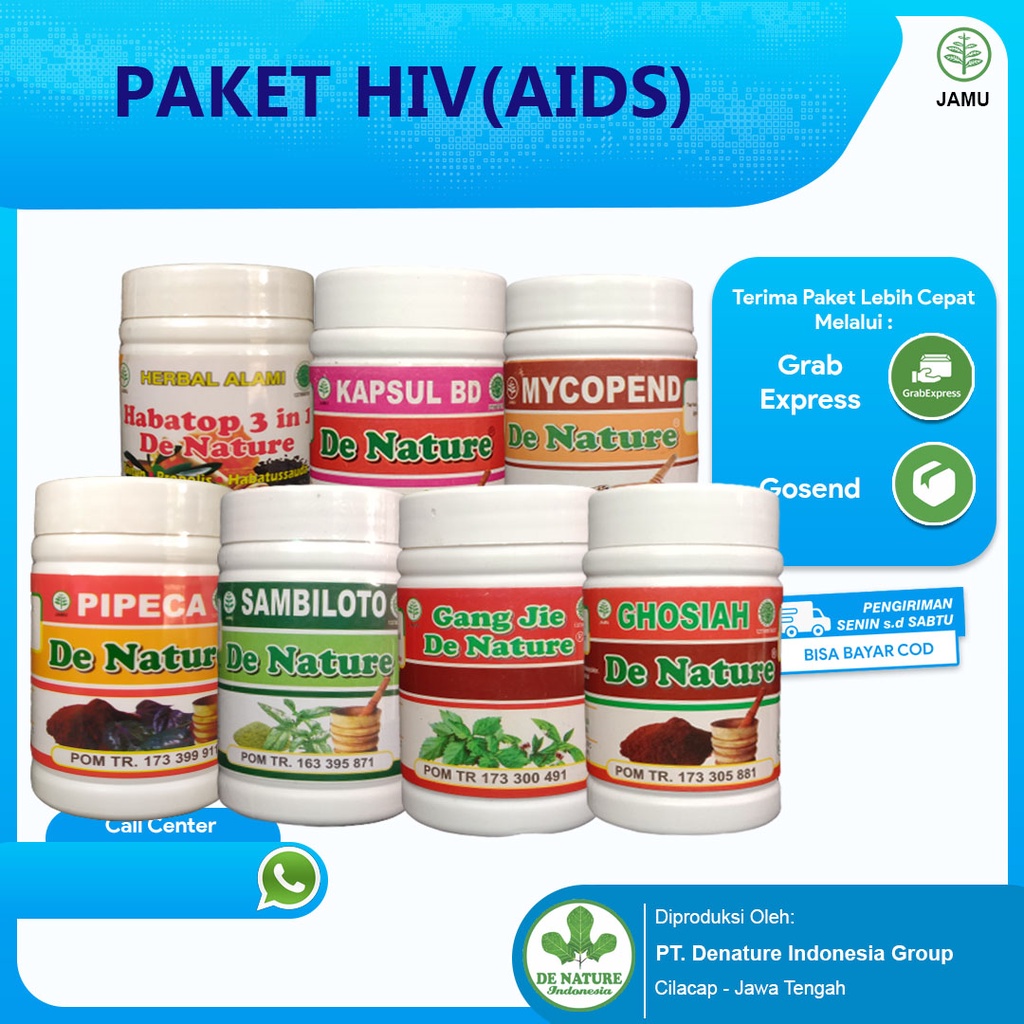 OBAT HIV/OBAT AIDS/OBAT PENCEGAHAN HIV AIDS/OBAT PENAMBAH IMUNITAS TUBUH/OBAT PENDERITA HIV AIDS