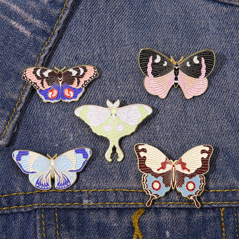 Bros Pin Model Butterfly Warna-Warni Untuk Hadiah Teman