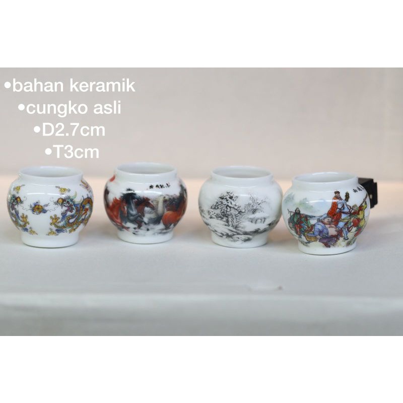 Cepuk blacktroth keramik cungkok