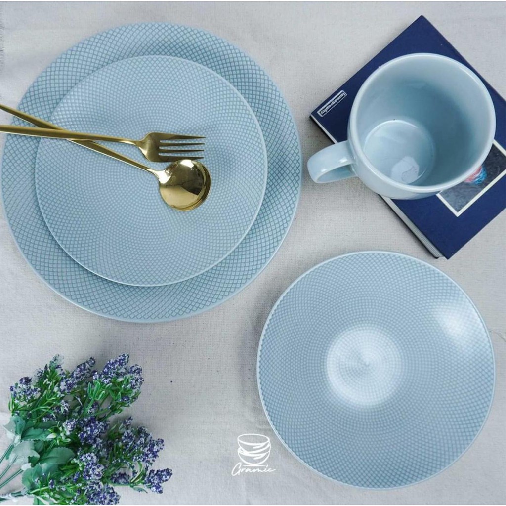 Set Piring Cantik / Piring Keramik / Hampers Piring / Dinner Set