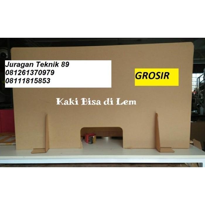 

Sekat Acrylic 2Mm Lebar 90X80Cm Meja Teller Kasir Partisi Pembatas