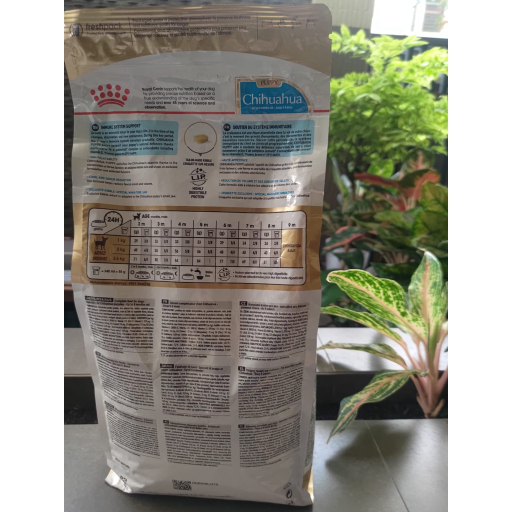 Royal Canin Chihuahua Puppy Dog Food Freshpack 1.5kg