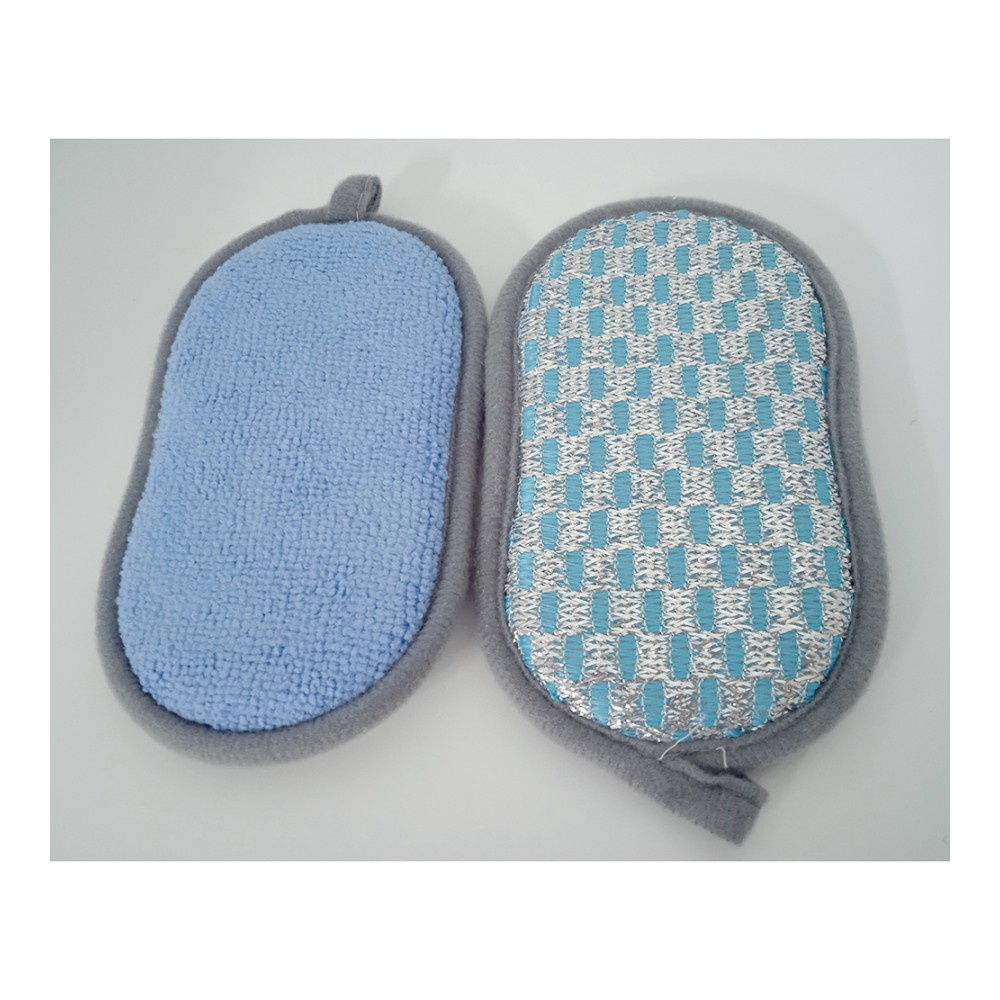 GS8 Kain Lap Dapur Microfiber Cleaning Magic Sponge Scrub BEAR FAMILY BE10 Mix Color Diskon