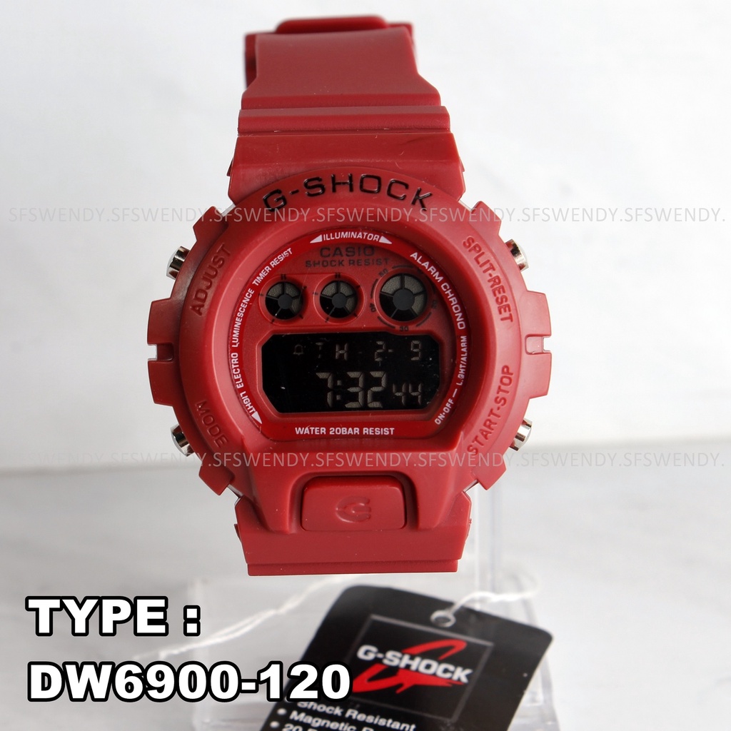 PRODUK TERLARIS !!! Jam tangan digital pria &amp; anak anak G Shock DW-6900 Hitam Army anti air sporty